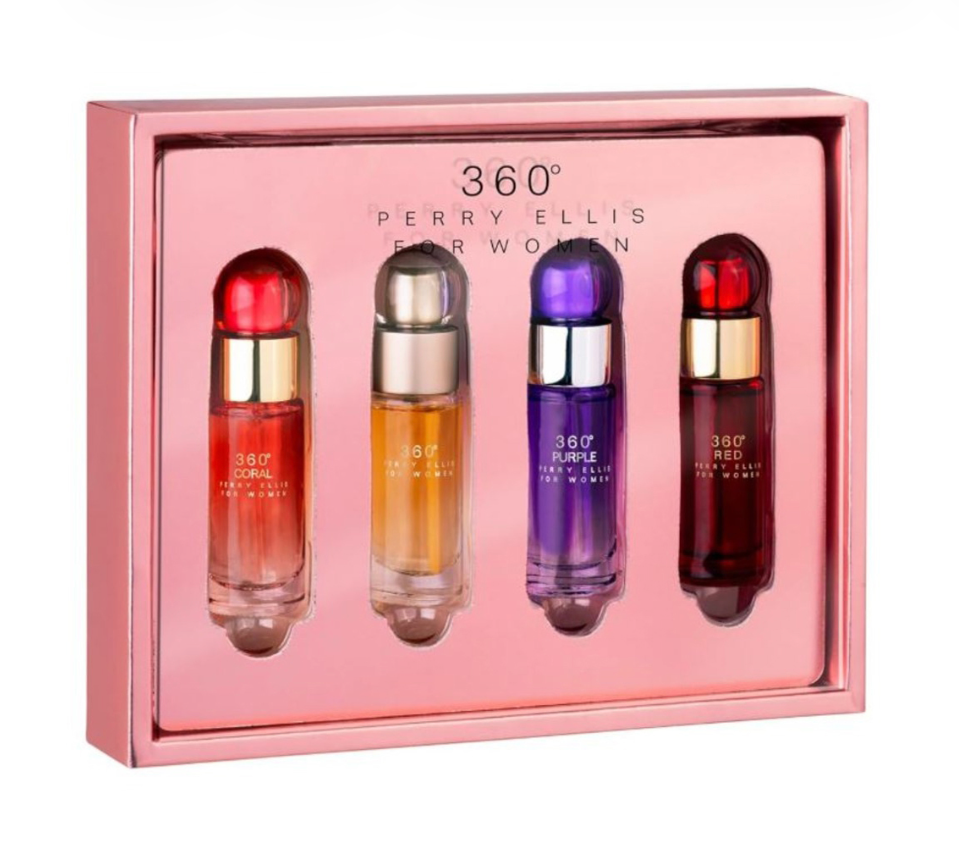 Perry Ellis 360 Mini Gift Set for Women 4 x 0.25 oz
