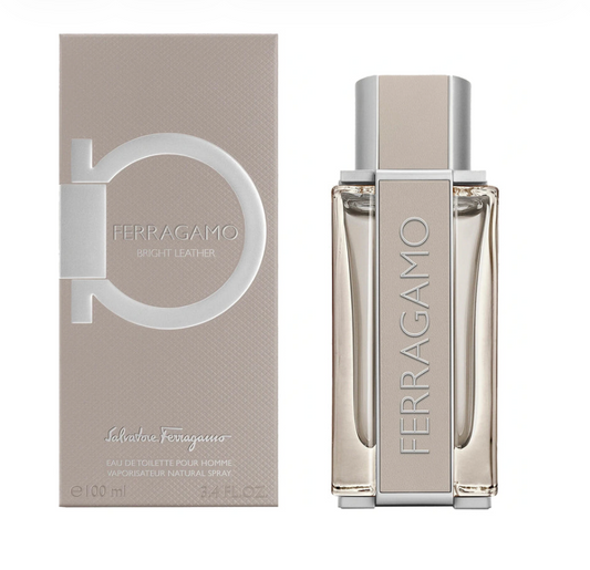 Salvatore Ferragamo Bright Leather Eau de Toilette for Men 3.4 oz / 100 ml