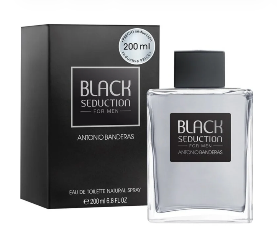 Antonio Banderas Black Seduction Eau de Toilette for Men 6.8 oz / 200 ml