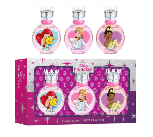 Disney Princess Girls Mini Gift Set Eau de Toilette 3 x 1.0 oz / 30 ml