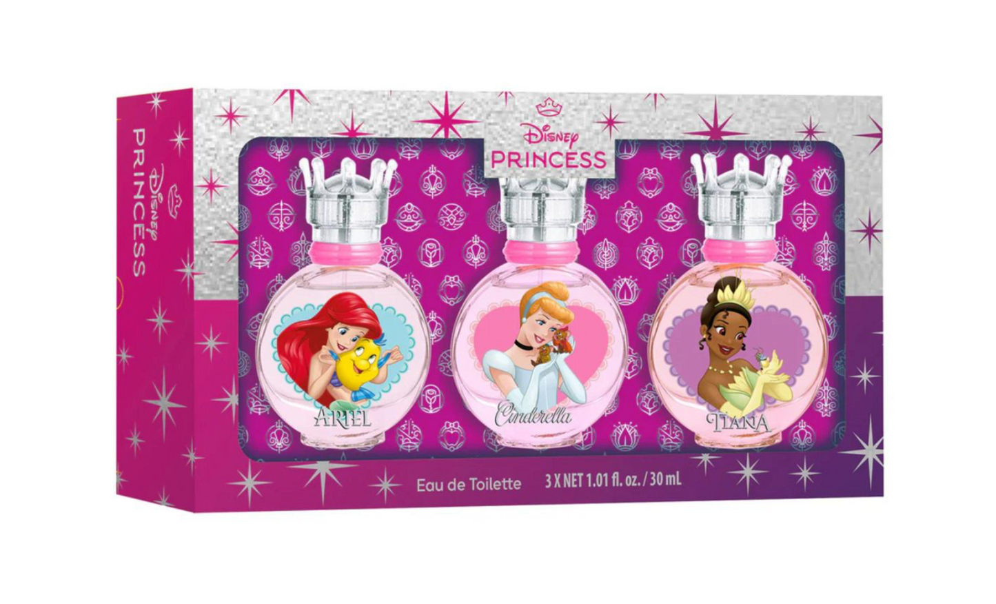 Disney Princess Girls Mini Gift Set Eau de Toilette 3 x 1.0 oz / 30 ml