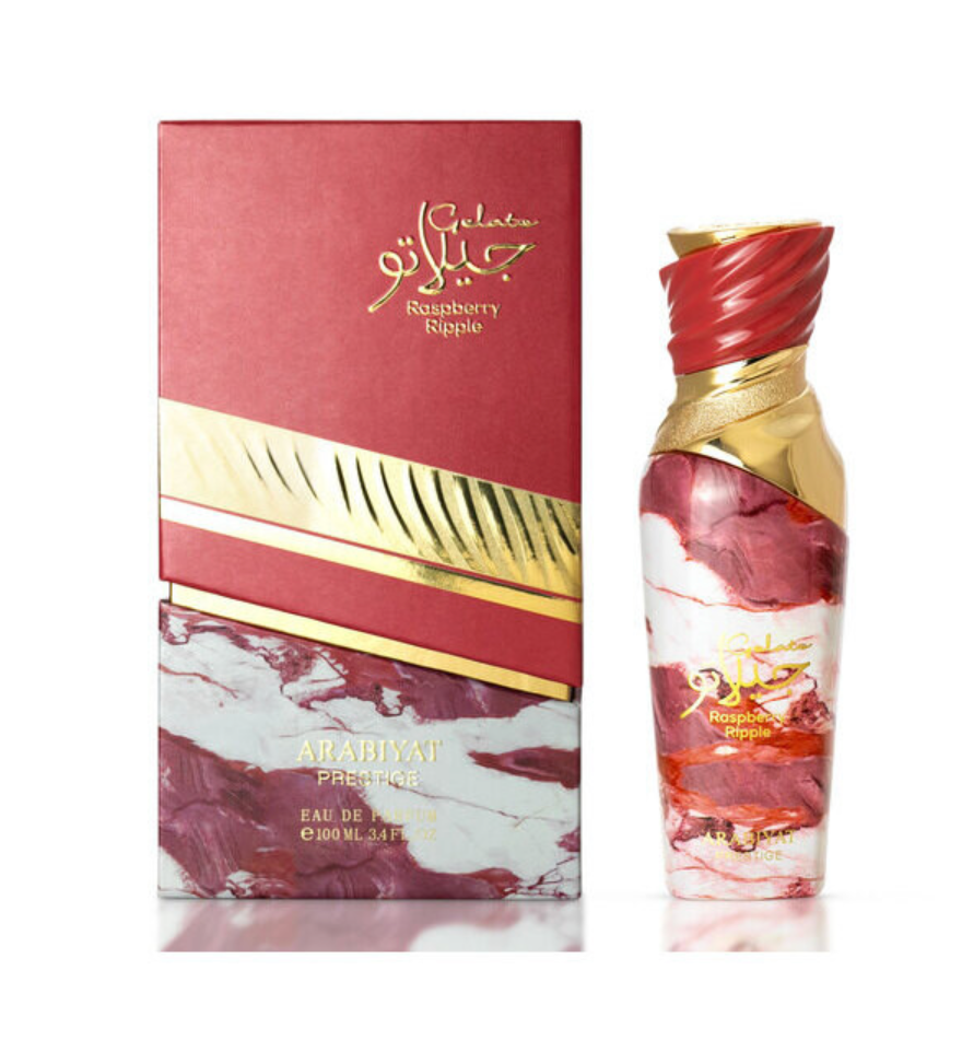 Arabiat Prestige Gelato Raspberry Ripple Eau de Parfum for Women 3.4 oz / 100 ml