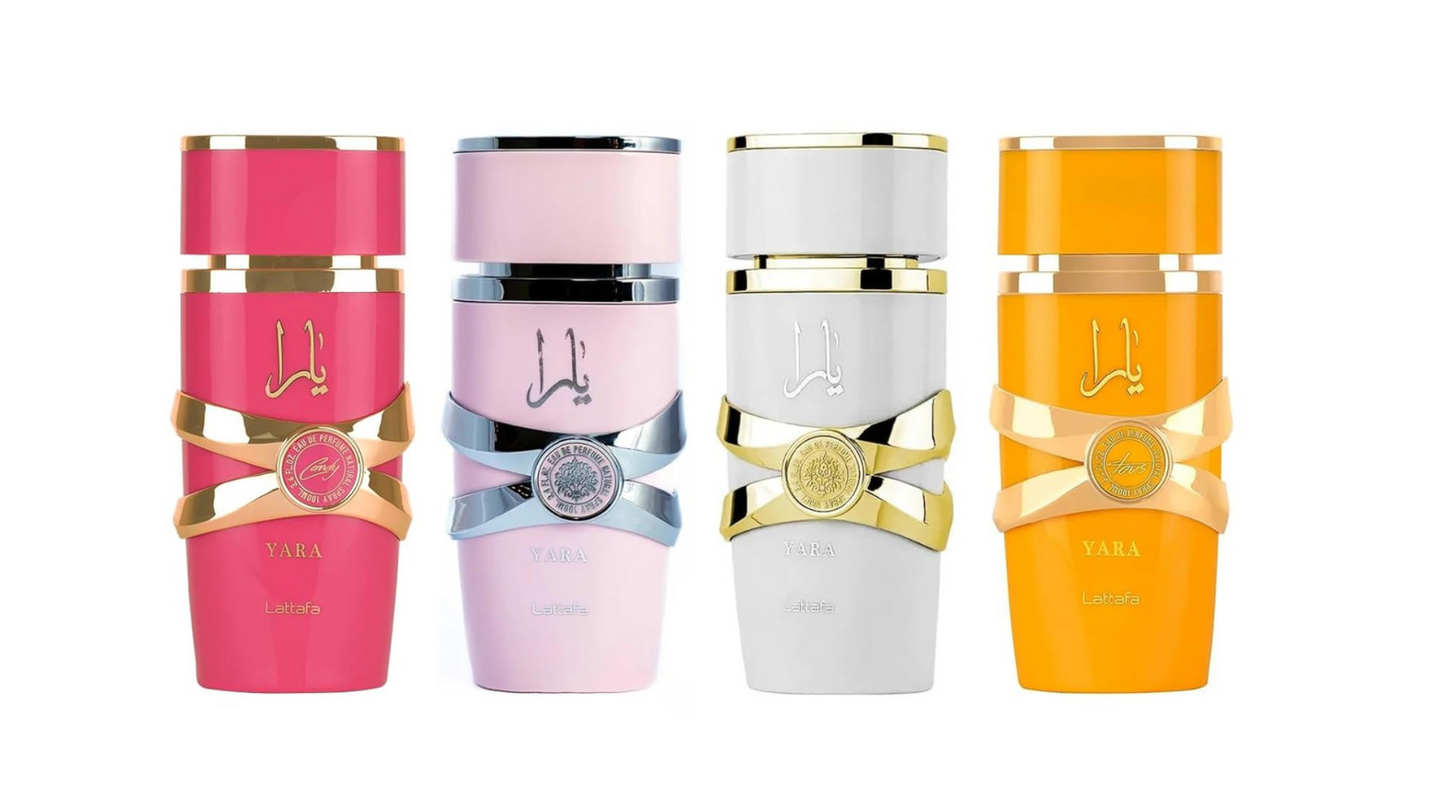 Lattafa Yara Mini Collection Gift Set Eau de Parfum 4 x 0.17 oz / 5 ml Women