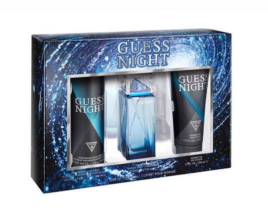 Guess Night Pour Homme 3-Piece Gift Set for Men