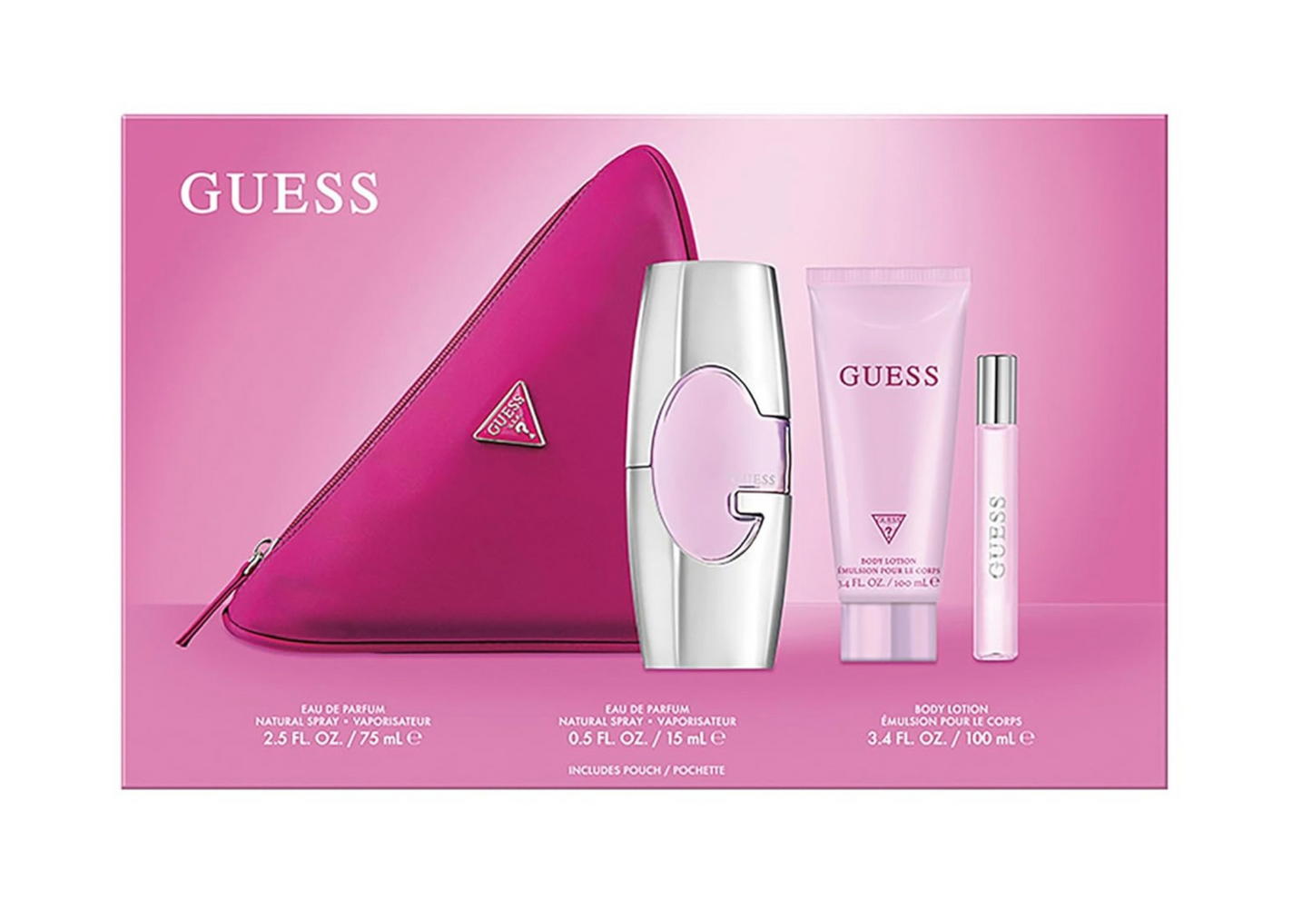 Guess Pink 4-Piece Gift Set for Women