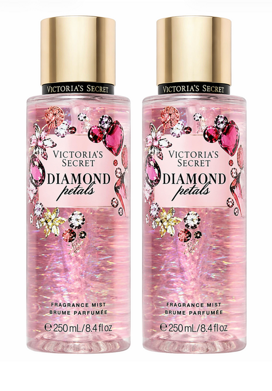 Victoria's Secret Diamond Petals Winter Dazzle Fragrance Mist 8.4 oz / 250 ml (2 Pack)