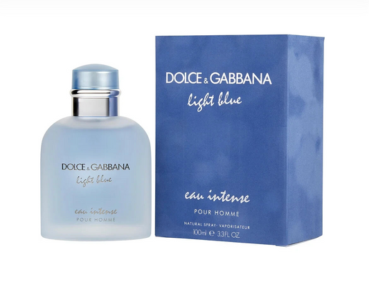 Dolce & Gabbana Light Blue Eau Intense Eau de Parfum for Men 3.3 oz / 100 ml