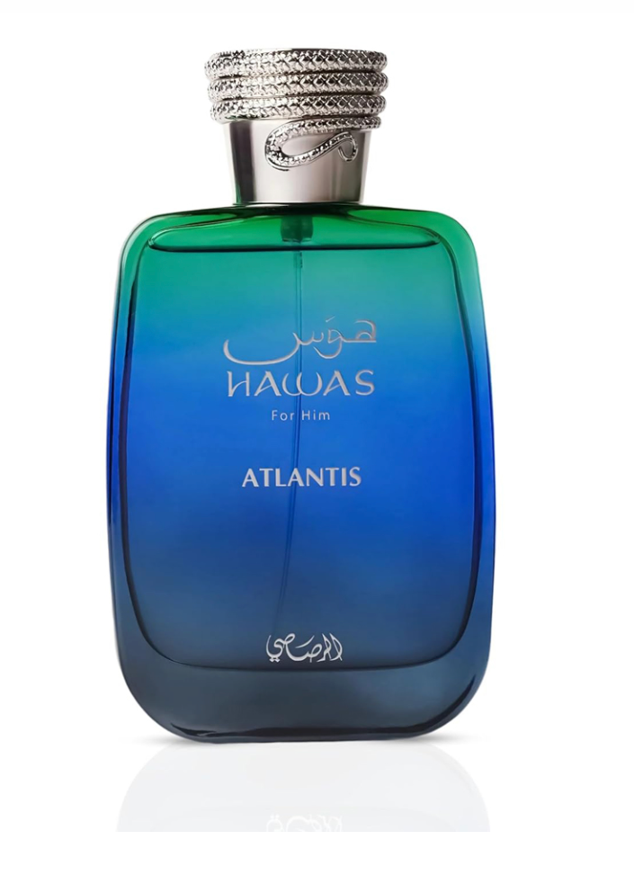Rasasi Hawas Atlantis Eau de Parfum for Men 3.38 oz / 100 ml