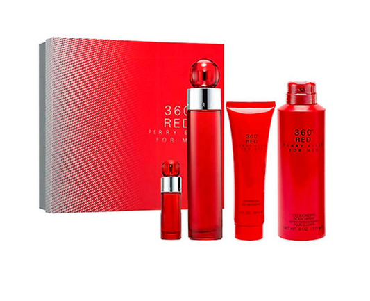 Perry Ellis 360 Red for Men 4 Piece Gift Set
