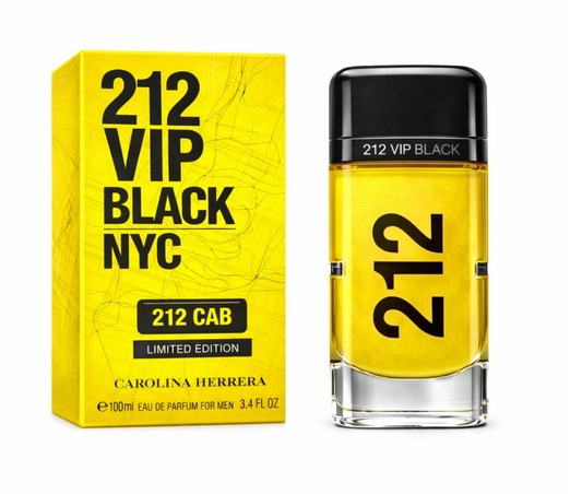 212 VIP Black NYC Eau de Parfum 3.4 oz / 100 ml For Men by Carolina Herrera