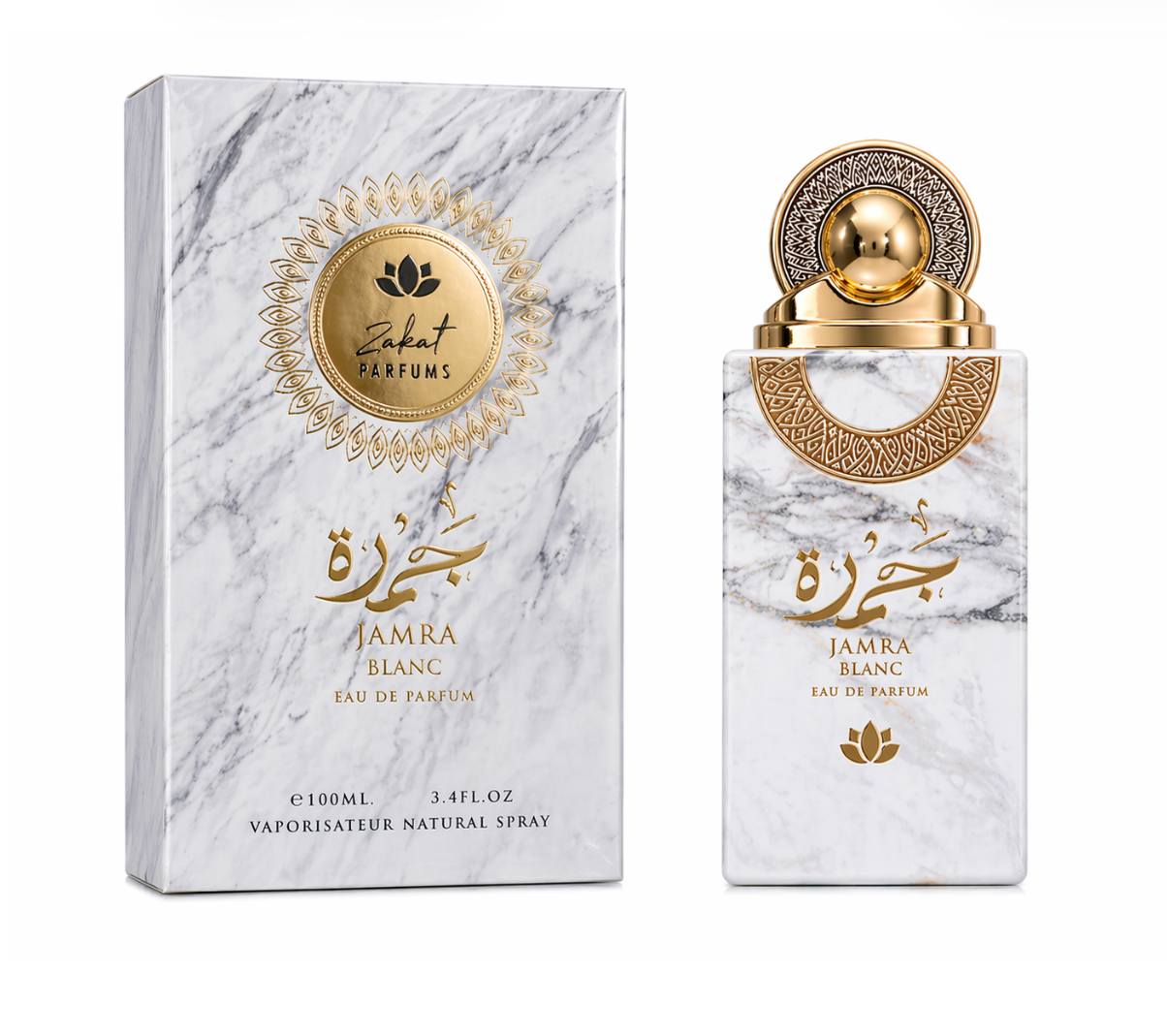 Zakat Parfums Jamra Blanc Eau De Parfum 3.4 oz / 100 ml