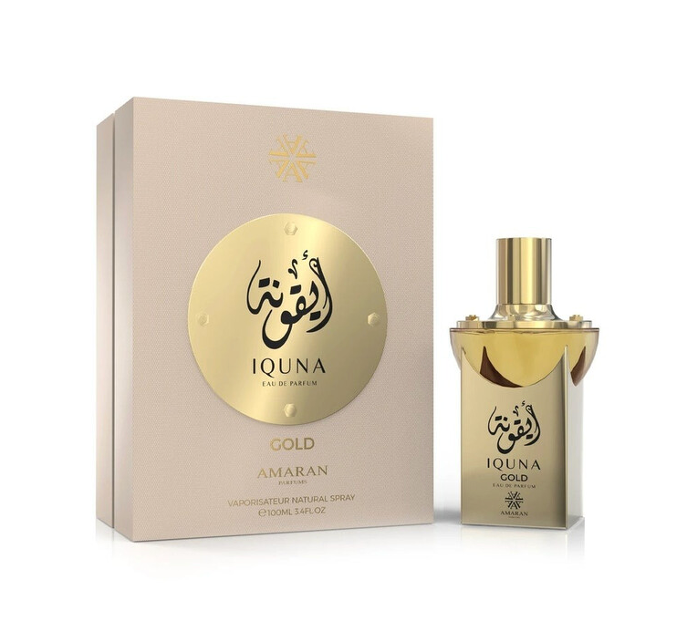 Amaran Iquna Gold Eau De Parfum 3.4 oz / 100 ml