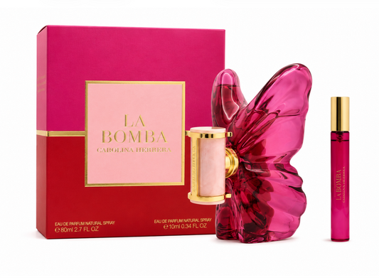 Carolina Herrera La Bomba Gift Set Eau de Parfum 2.7 oz / 80 ml + 0.34 oz / 10 ml Women