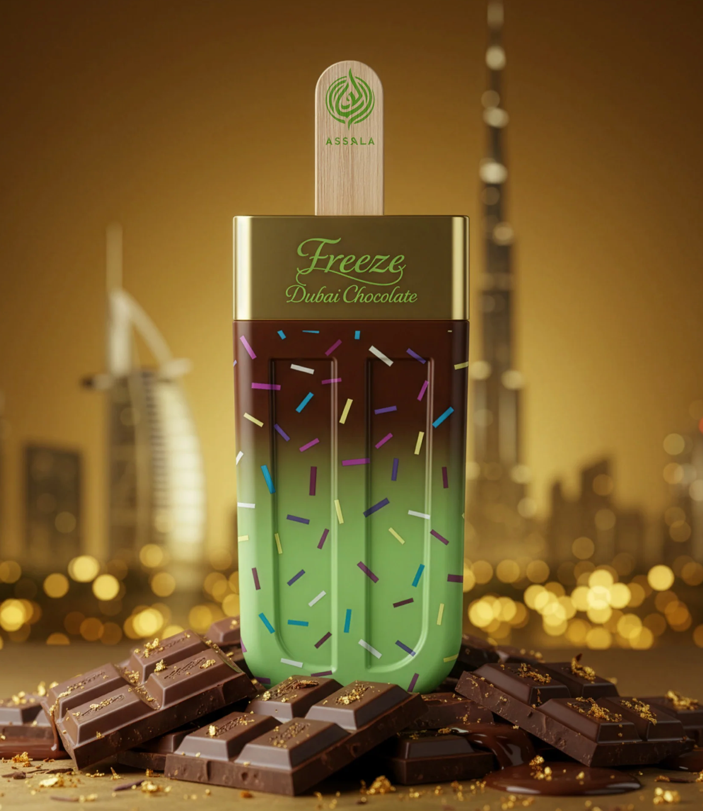 Assala Prime Dubai Chocolate Eau de Parfum Spray 2.8 oz / 85 ml