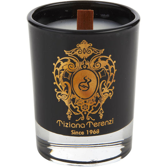 Tiziana Terenzi Almond Vanilla Scented Black Glass Candle 1.4 Oz