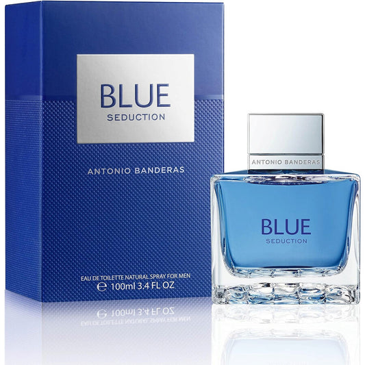 Antonio Banderas Men's Blue Seduction EDT Spray 3.4 oz 100 ml