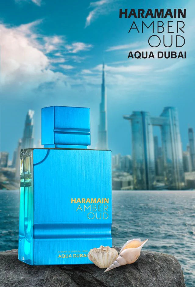 Al Haramain Amber Oud Aqua Dubai Edition Extrait de Parfum 2.5 oz 75 ml