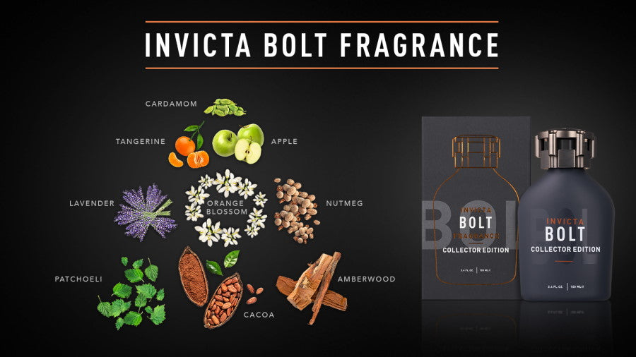 Invicta Bolt Fragrance Collector Edition EDT 3.4 oz 100 ml For Men