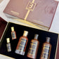 BHARARA Chocolate 5 PCS 3.4 oz EDP +0.34 oz EDP Mini +6.7 oz B.L.+6.7 Oz S.GEL+0.34 oz