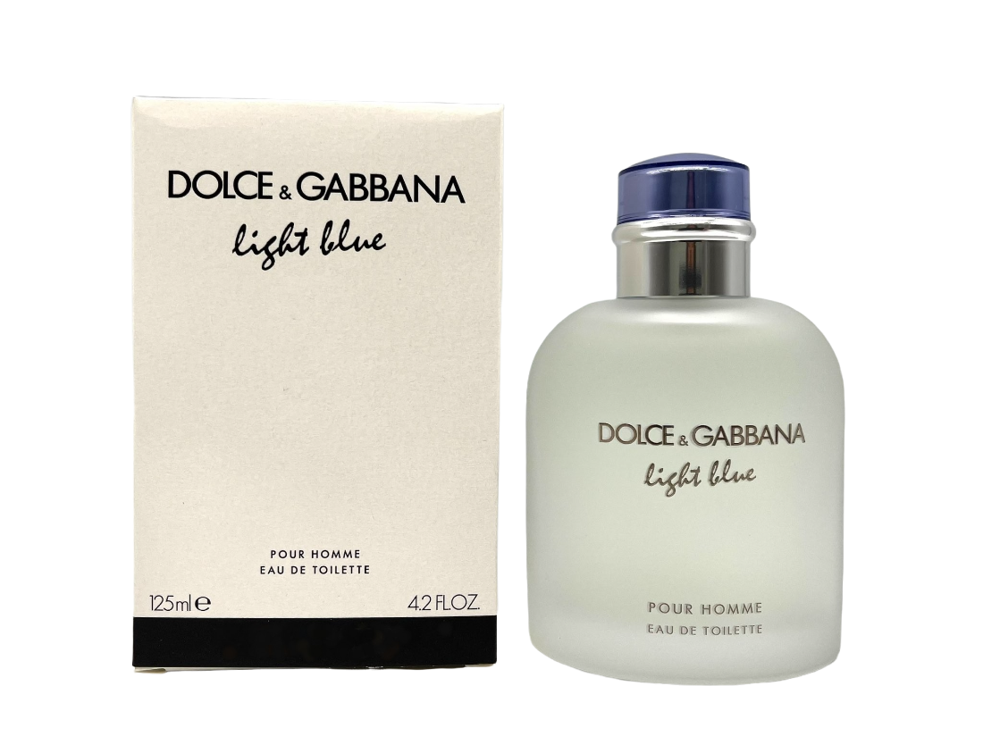  Dolce & Gabbana Eau de Toilettes Spray, Light Blue, 4.2 Fl Oz  For Men or/and Pour Homme : Dolce And Gabbana Light Blue : Beauty &  Personal Care
