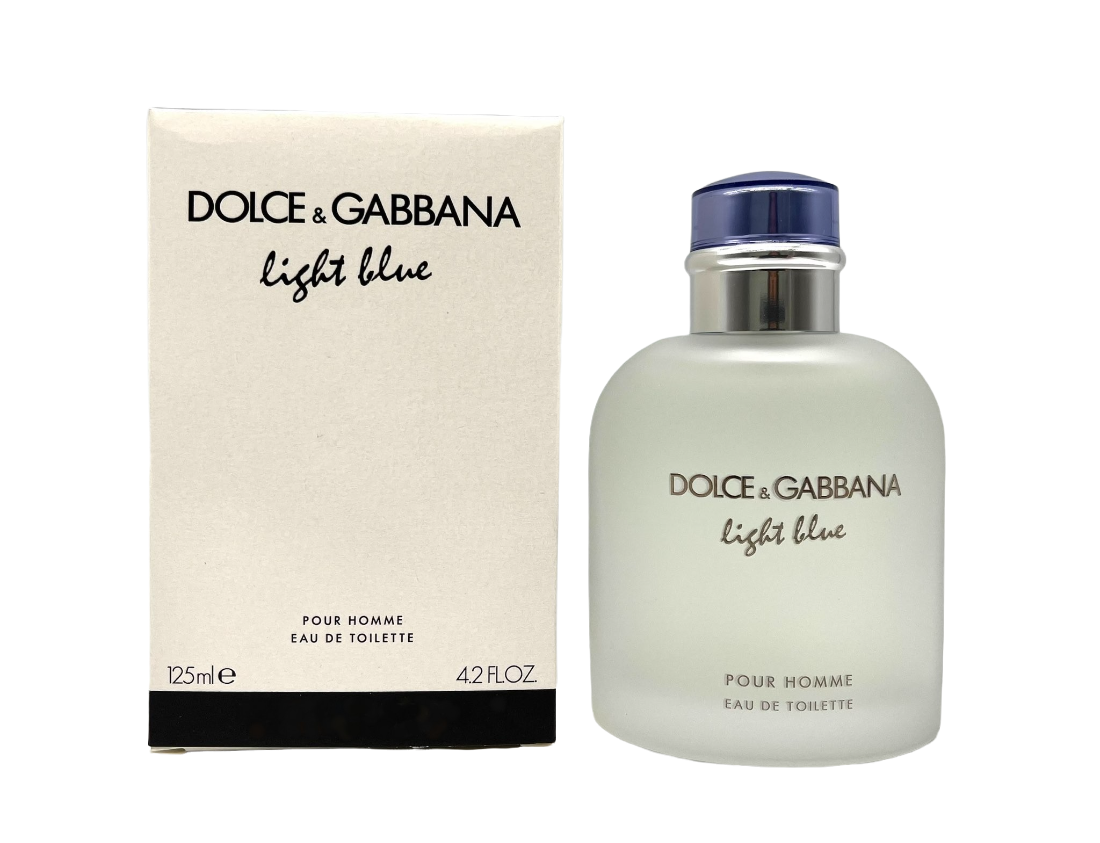 Dolce & Gabbana Light Blue Eau De Toilette Spray For Men 4.2oz