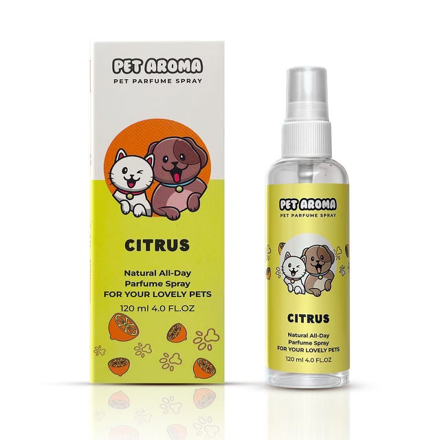 Pet Aroma Citrus Natural All-Day Perfume 4.0 oz 120 ml