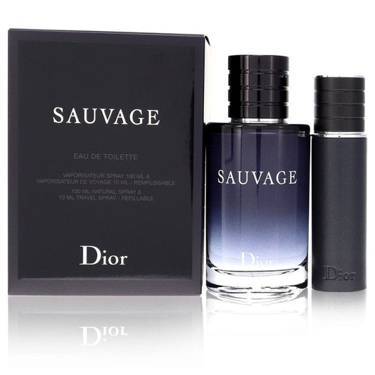 Dior Sauvage Gift Set Fragrances 3.4 oz EDP + 10 ml