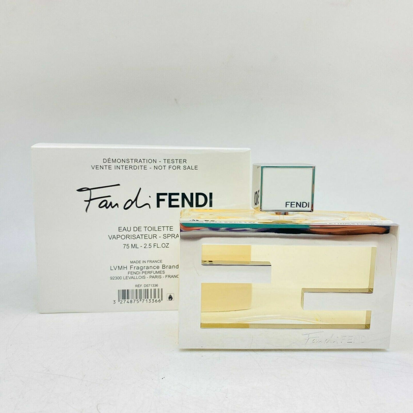 Fendi Fan di Fendi EDT 2.5 oz 75 ml Women "TESTER" in a White Box