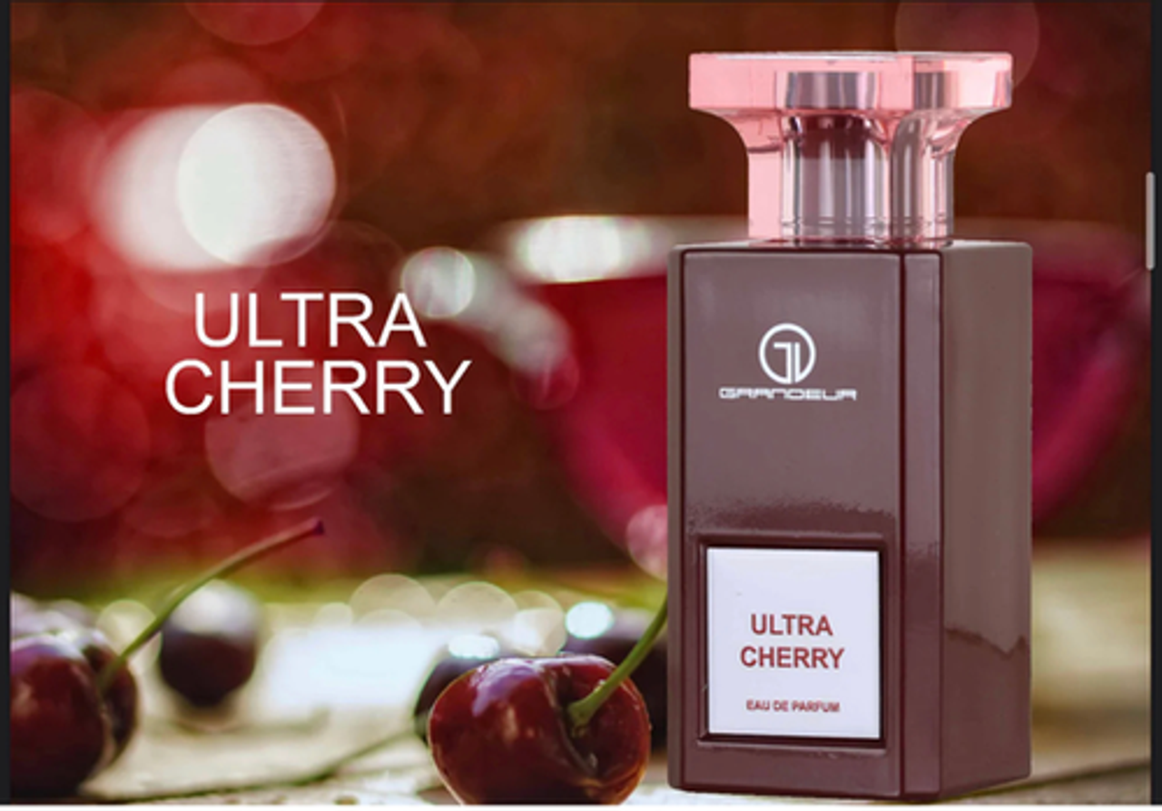 Ultra Cherry Eau De Parfum by Grandeur 3.4 oz 100 ml