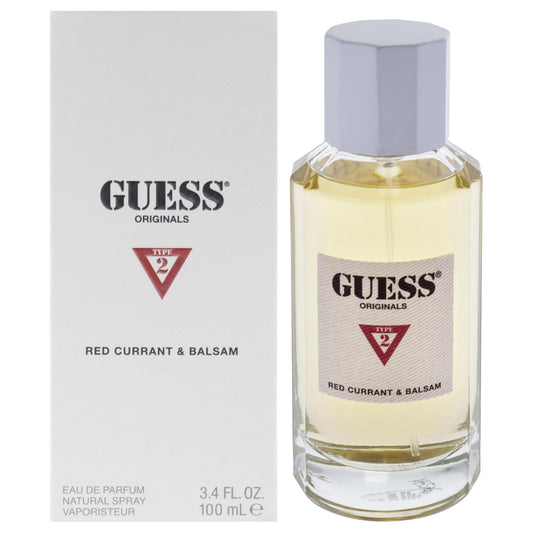 Guess Originals Type 2 Red Currant and Balsam 3.4 oz 100 ml  Unisex EDP Spray