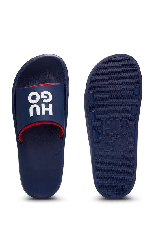 Hugo Boss Nil Slides For Men (Dark Blue)