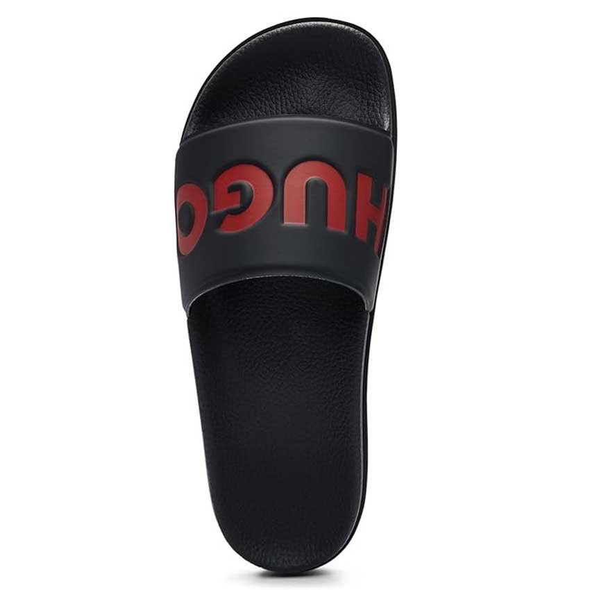 Hugo Boss Match It Slides For Men (Black/Red)