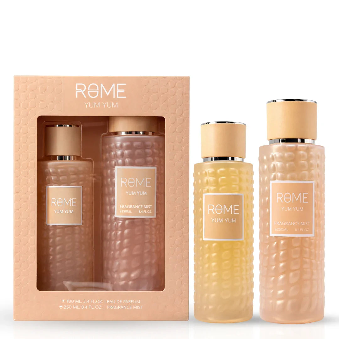 Rome Yum Yum 2-Piece Set EDP 3.4 oz / 100 ml + Body Mist 8.4 fl oz / 250 ml Women by Bharara