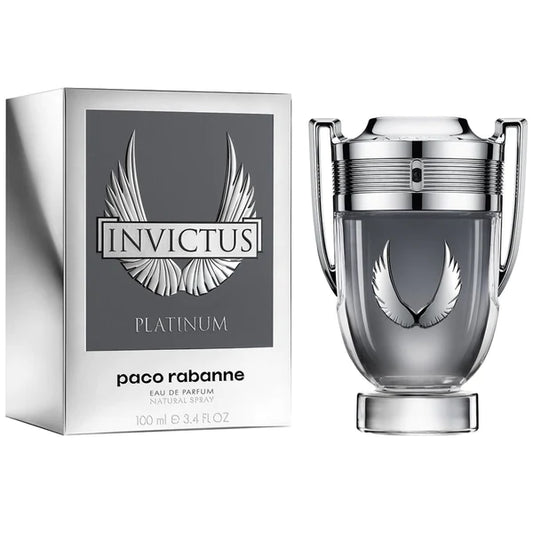 Paco Rabanne Invictus Platinum 3.4 oz 100 ml Eau De Parfum Men