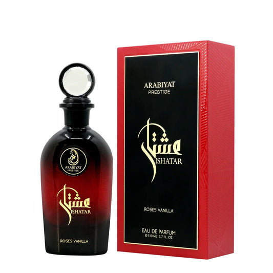 Ishatar Roses Vanilla Eau De Parfum Spray By Arabiyat Prestige 3.7 oz 110 ml