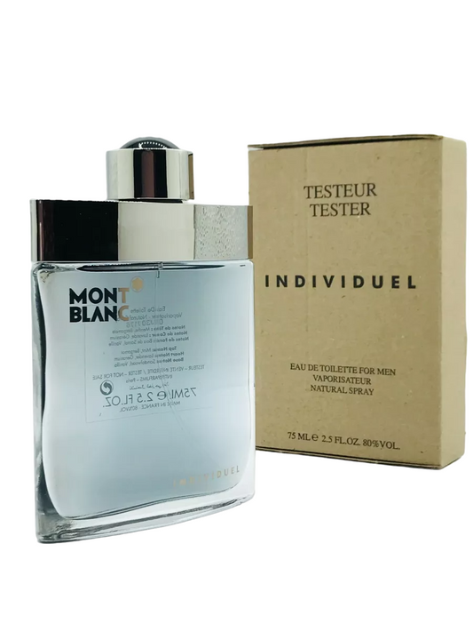 Mont Blanc Individuel For Men EDT 2.5 oz 75 ml *TESTER*