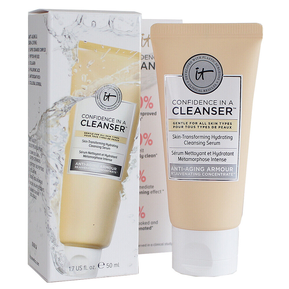 IT Cosmetics Travel Size Confidence in a Cleanser Gentle Face Wash 1.7 oz