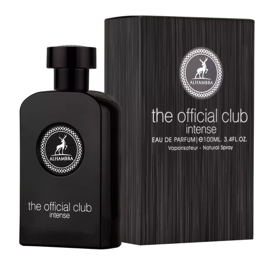 The Official Club Intense Eau De Parfum by Alhambra 3.4 oz 100 ml