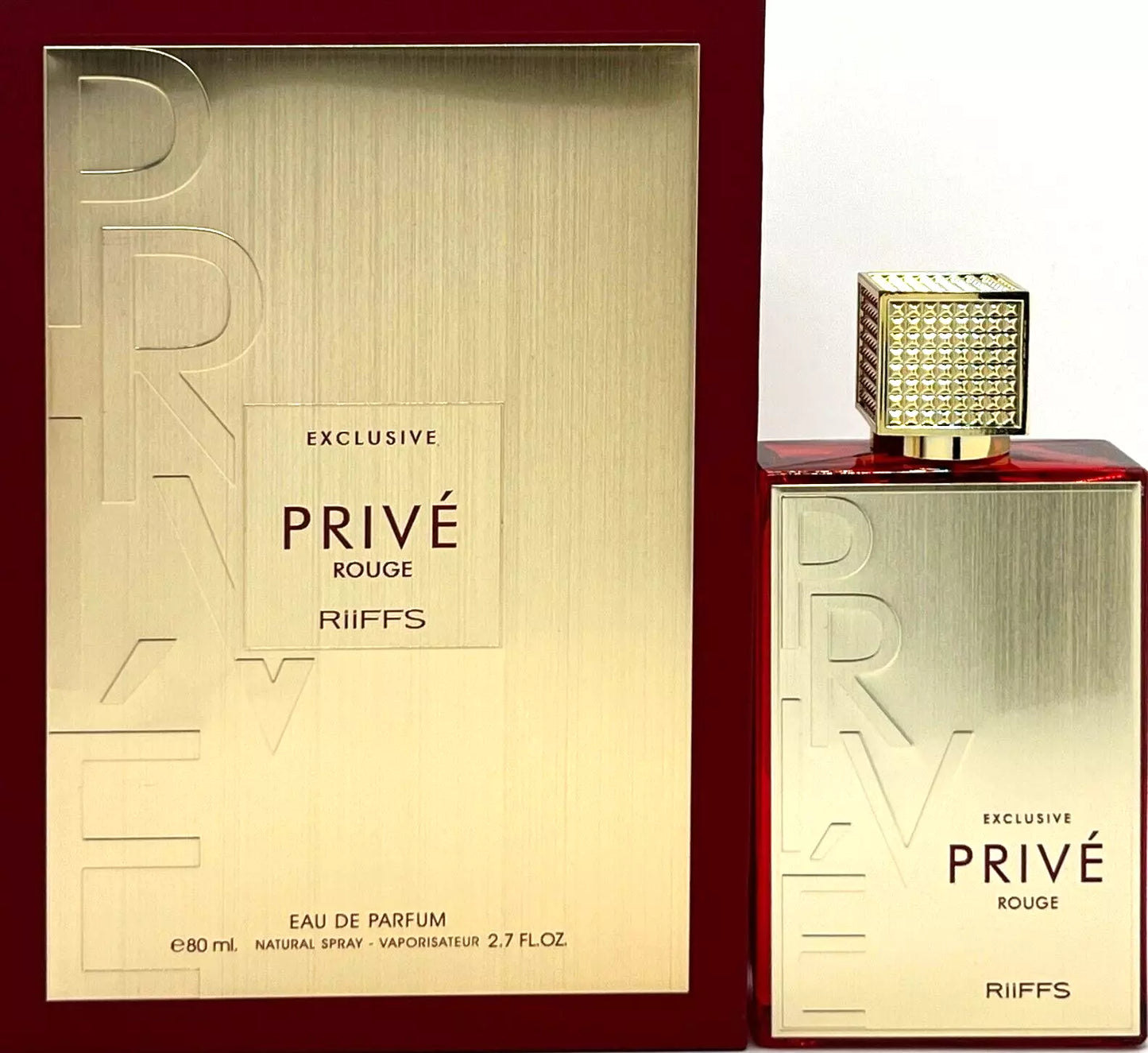 Prive Rouge Exclusive by Riiffs Eau De Parfum 2.7 oz 80 ml