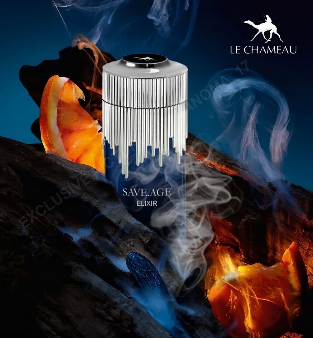Save Elixir Eau De Parfum Spray For Men 2.8 oz 85 ml  By Le Chameau