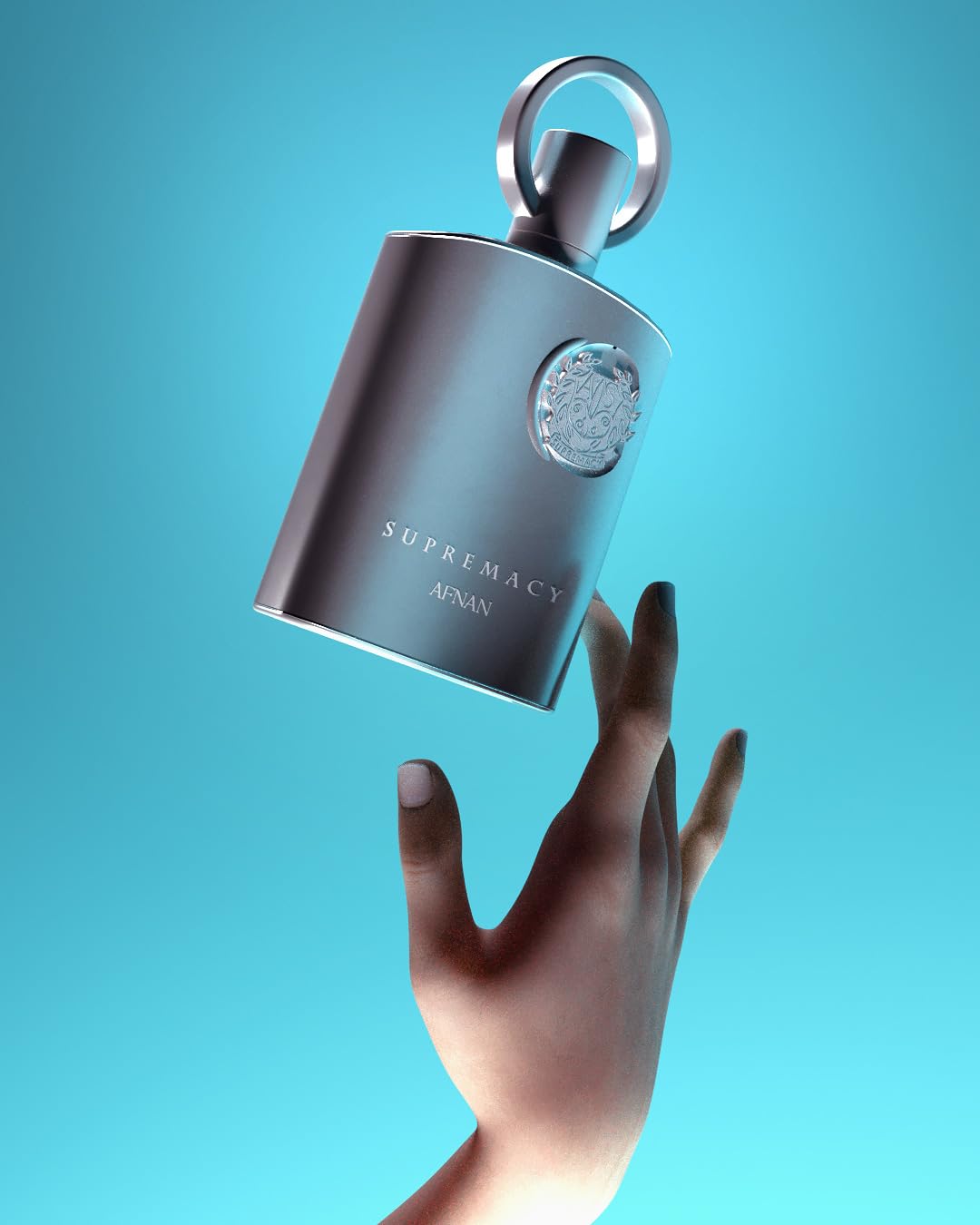 Afnan Supremacy Silver Eau de Parfum for Men, 3.4 Fl. Oz 100 ml