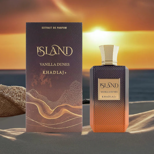 Khadlaj Island Vanilla Dunes Extrait De Parfum Spray, 3.4 oz 100 ml Unisex