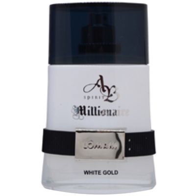 Ab Spirit Millionaire White Gold Collection Parfum 3.3 oz 100 ml Men