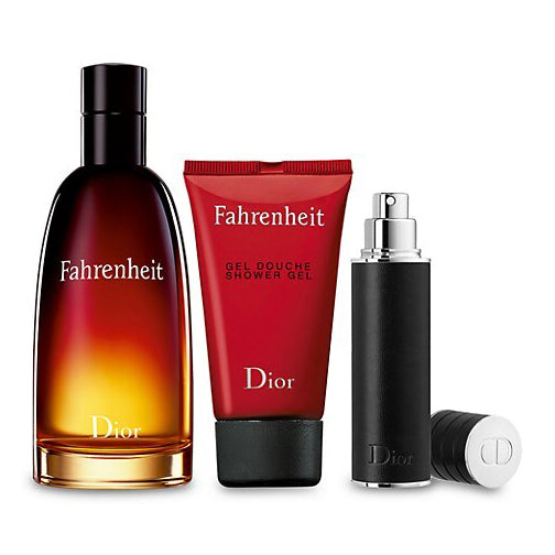 Christian Dior Fahrenheit 3pc Gift Set EDT 3.4 oz 100 ml Men
