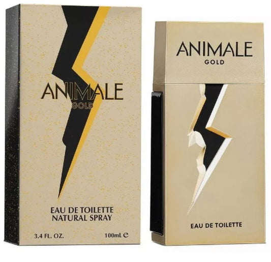 Animale Gold Eau De Toilette Spray For Men 3.4 oz