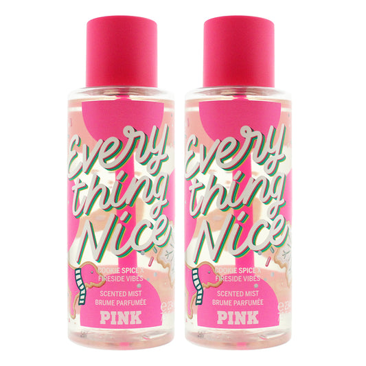 Victoria's Secret Pink Everything Nice Body Mist 7.9 fl. oz / 234 ml "2-PACK"