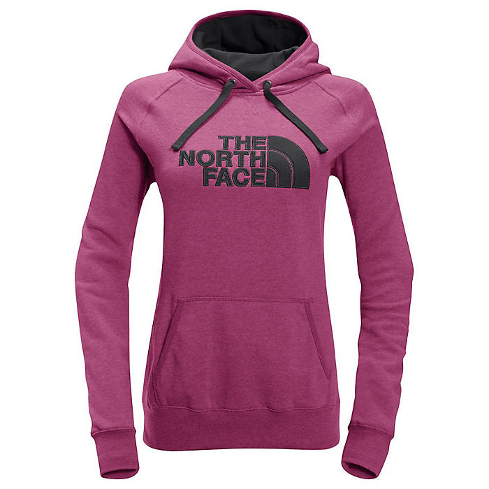 The North Face Women's Avalon Half Dome Waffle Hoodie Pink/Grey