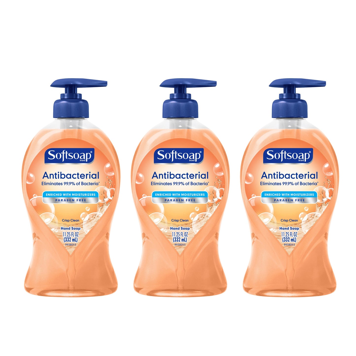 Softsoap Antibacterial Hand Soap Crisp Clean 11.25 oz 332 ml