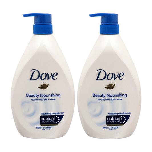 Dove Beauty Nourishing Body Wash 800 ml 27.05 oz "2-PACK"