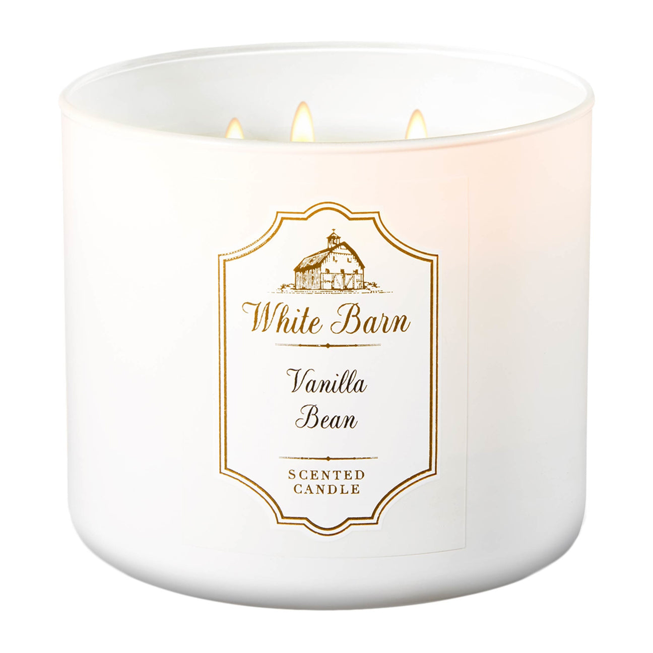 Bath & Body Works White Barn Vanilla Bean 3-Wick Scented Candle 14.5 oz